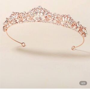 Gold Bejeweled Rhinestone Tiara/Headband